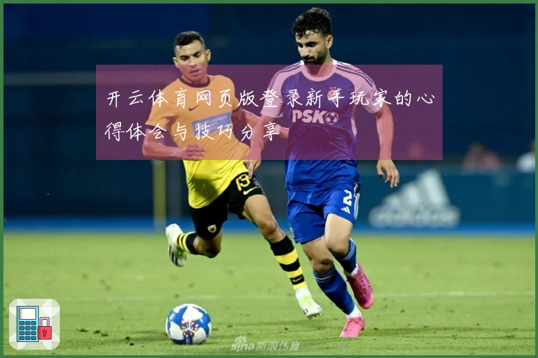 开云体育网页版登录新手玩家的心得体会与技巧分享